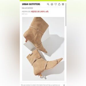 Brand new suede boots